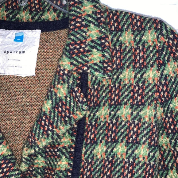 Anthropologie Sparrow Millbrook Jacquard Cardigan - Picture 9 of 16